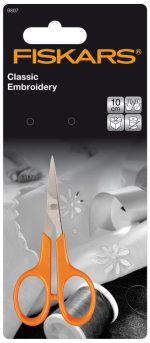 Fiskars Classic Embroidery Scissors 9807 in pack