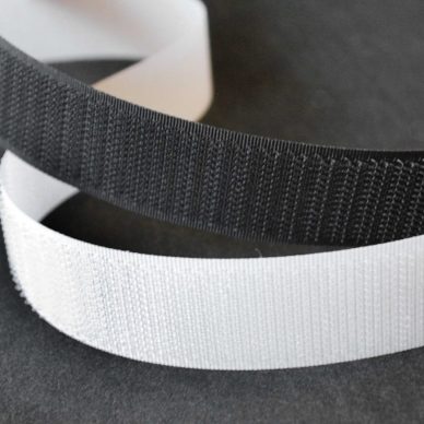 24 Velcro® Squares Sticky Pads Stick on Fasteners Hook and Loop 25mm  Black/white 