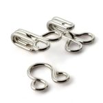 Prym Brass Hook and Eyes in nickel plated and black - William Gee UK