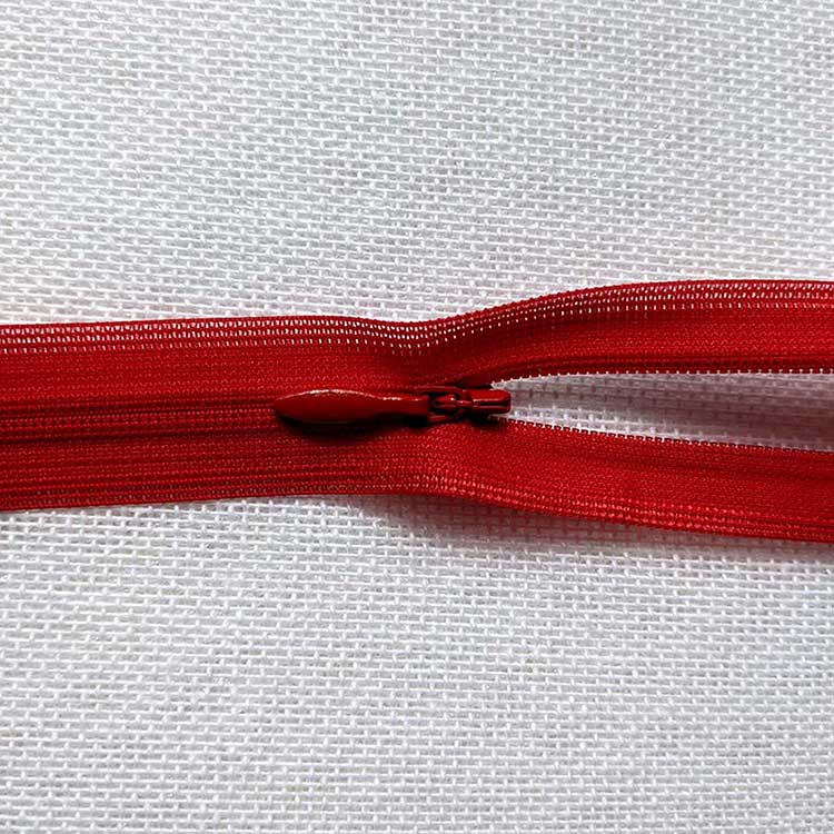 YKK #3 11 Nylon Coil Non-Separating Pant / Skirt / Dress / Bag /  Upholstery Zipper - Red Hot Pink (003)