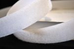 Fastener and Self Adhesive Loops - White