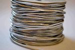 Metallic Silver Elastic 20m