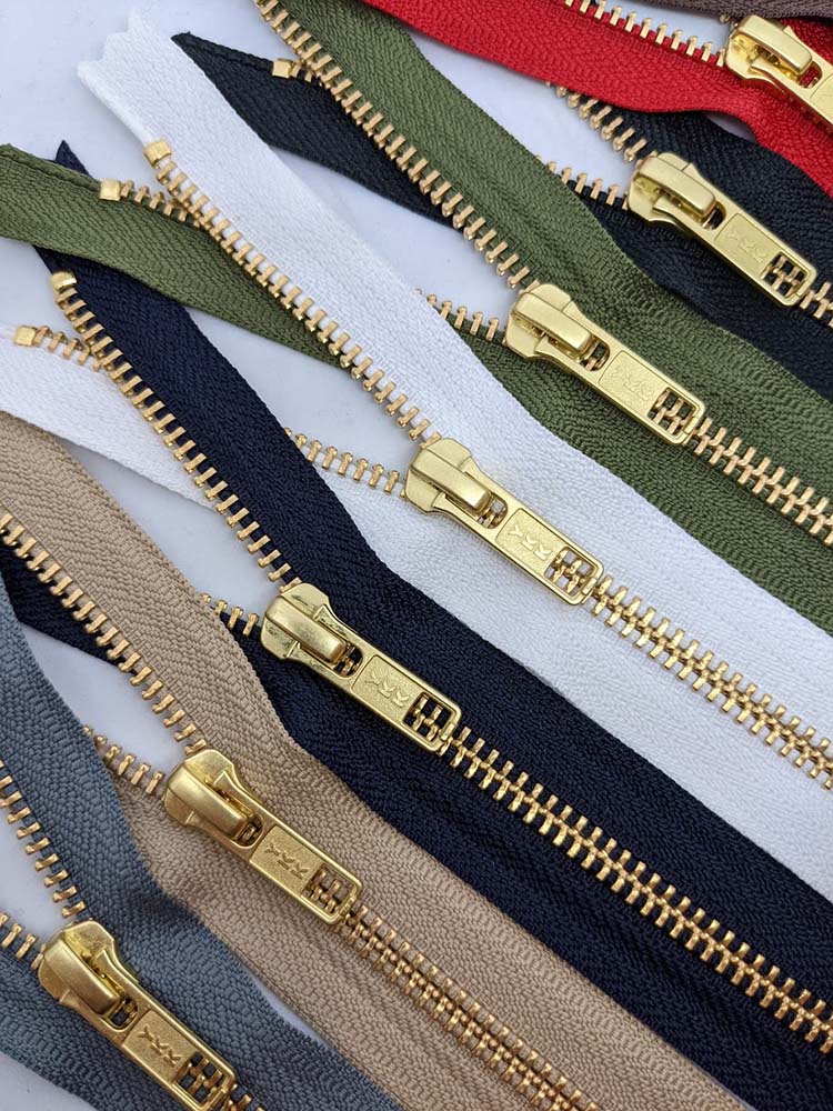 YKK Gold Jean No.5 Zips - Fast Delivery