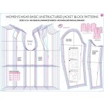 Womenswear Basic Unstructured Jacket Block Patterns - Chart 5