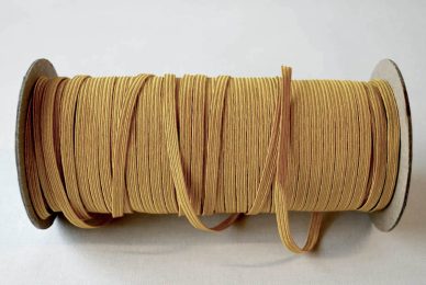 Flat Elastics 5mm - Gold