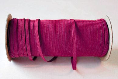 Flat Elastics 5mm - Pink