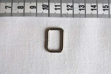 Square Buckle 13mm - Nickel Plated