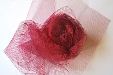 Nylon Dress Net - Strawberry