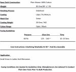 P104 Fusible Interfacing Tech Sheet