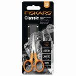 Fiskars Classic Embroidery Curved Scissors F9808 - William Gee UK