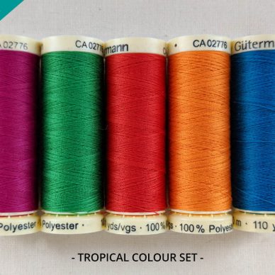 Pot Luck Gutermann Sew All Threads in Tropical Colours - William Gee UK