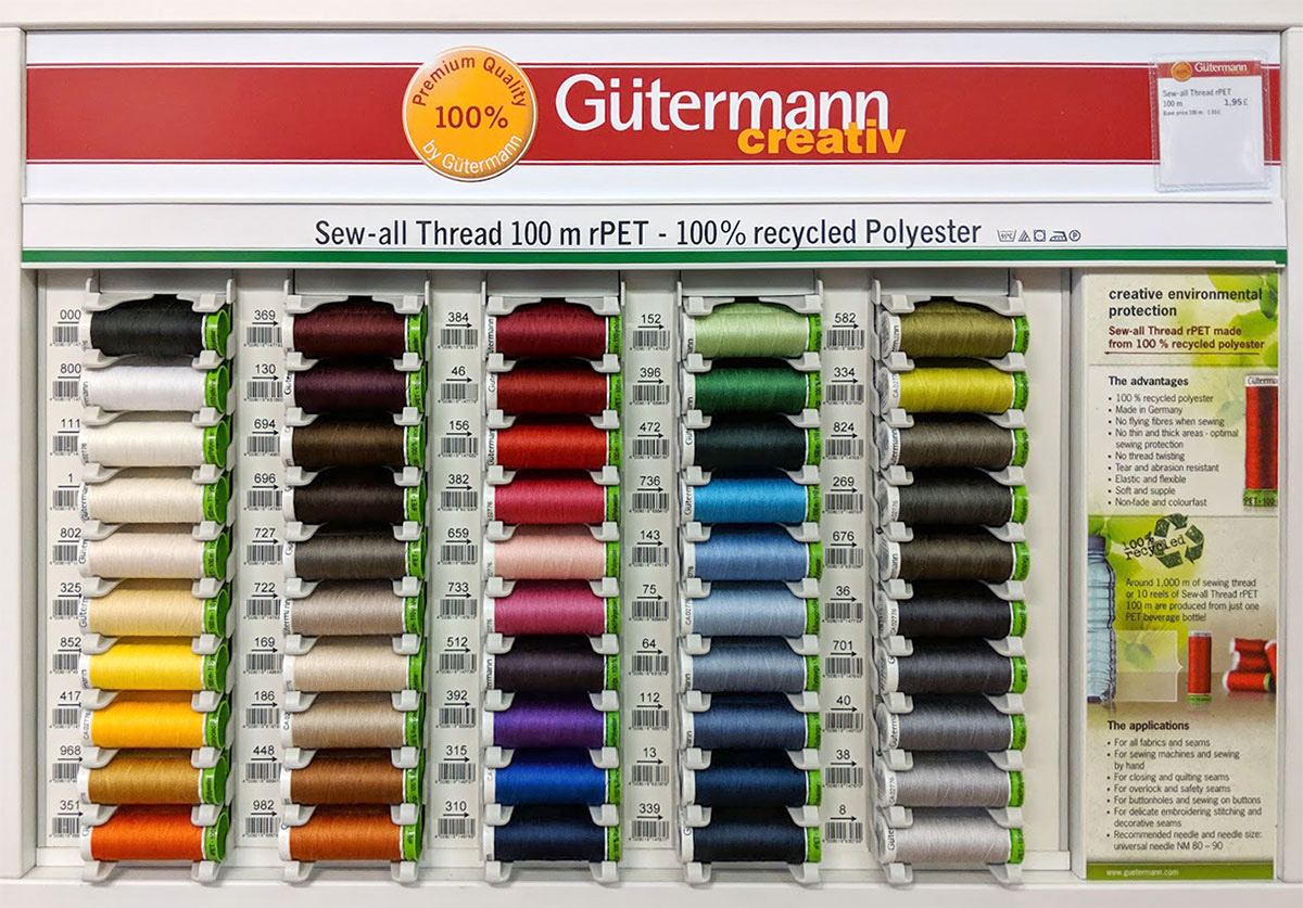 Gütermann All Purpose rPET Recycled Thread - Light Lime Green 334