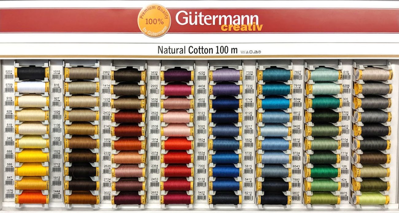 Gutermann Dark Brown Cotton Thread 100m (1912)