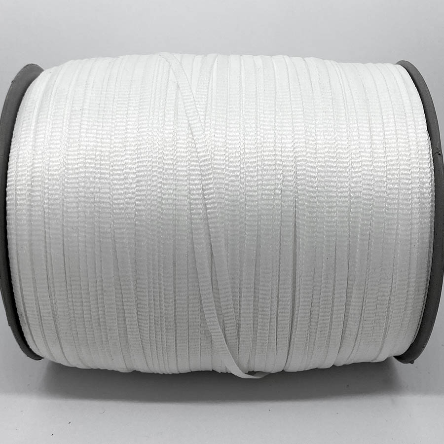 Lacet Cord 3mm, White - Fast Delivery