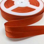 Satin Bias Binding 19mm - Orange