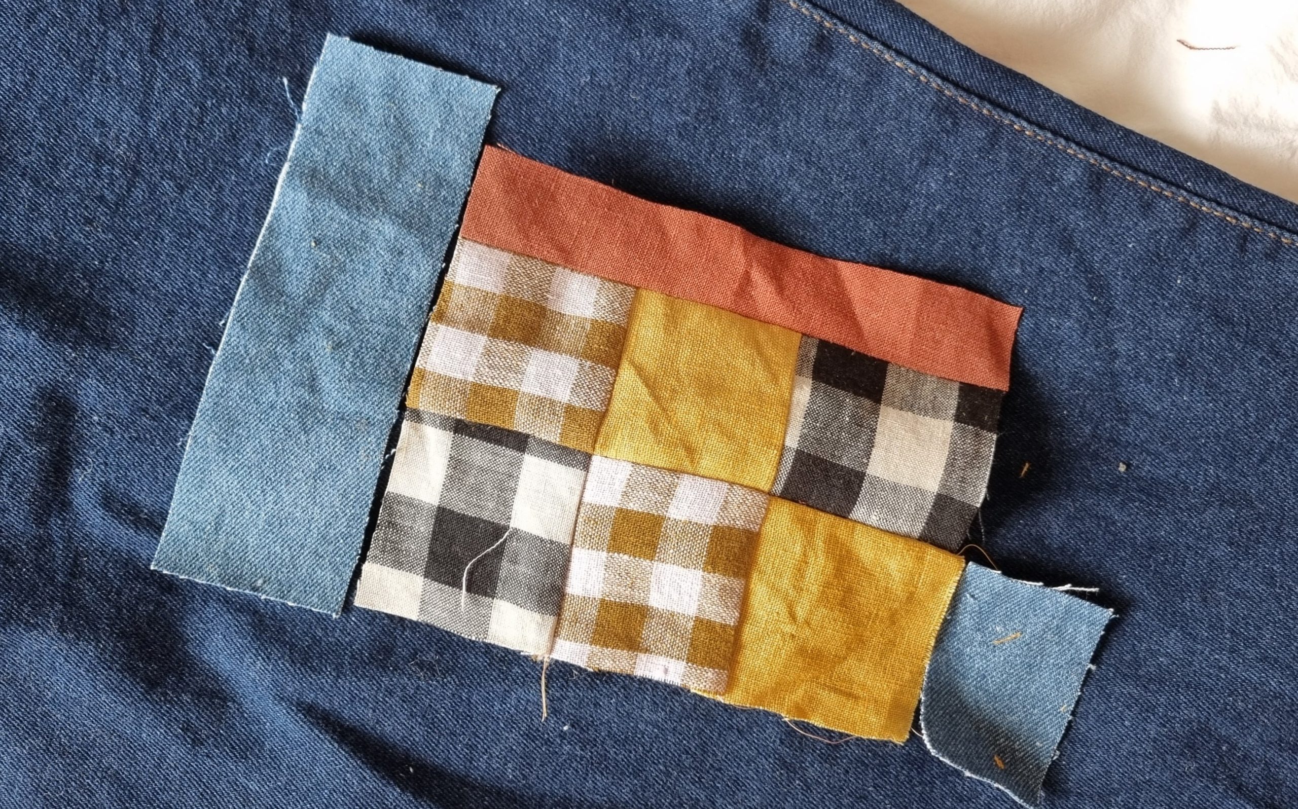 Visible Mending Series: DIY patchwork jeans | William Gee UK