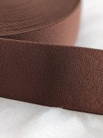 Prym Woven Elastic 50mm in Brown - William Gee UK