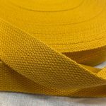 Cotton Webbing 30mm Gold - William Gee Uk