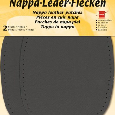 Kleiber Nappa Leather Patch Dark Grey - William Gee UK