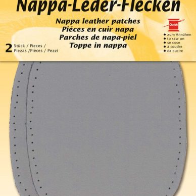 Kleiber Nappa Leather Patch Light Grey - William Gee UK