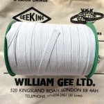 Economy Elastics White - William Gee UK