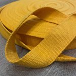 Poly Cotton Webbing 45m Sunflower Yellow 2 - William Gee Uk