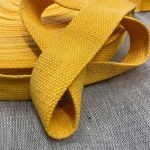 Poly Cotton Webbing 45m Sunflower Yellow - William Gee Uk