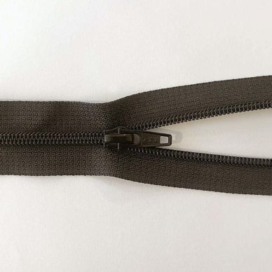 YKK CFO456 No4.5 Open Ended Nylon Zips 916 Dark Brown - William Gee UK