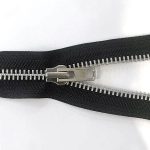 YKK RAC86 Closed Ended Number 8 Metal Zips in Black 580 - William Gee UK