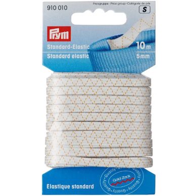 Prym Standard Elastic 5mm white - William Gee UK