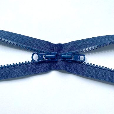 YKK VSM56 No5 Two way Plastic Zips colour 558 blue - William Gee UK