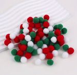 Christmas Pom Poms Set - William Gee UK Haberdashery