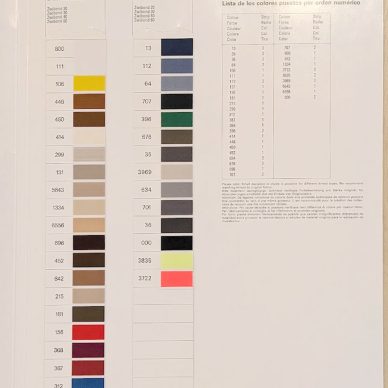 Gutermann Zwibond Shade Card Colours - William Gee UK